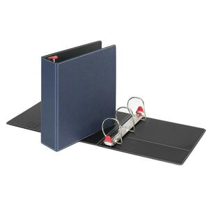 Cardinal Prestige D-Ring Binder - Letter - 8.5" x 11" - 3" Capacity - 1 Each - Dark Blue