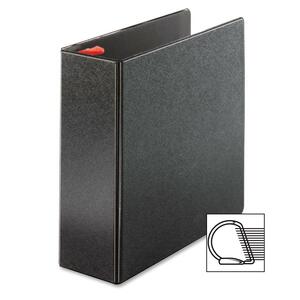 Cardinal Prestige D-Ring Binder - Letter - 8.5" x 11" - 4" Capacity - 1 Each - Black