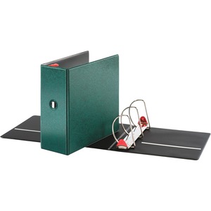 Cardinal Prestige D-Ring Binder - Letter - 8.5" x 11" - 5" Capacity - 1 Each - Green