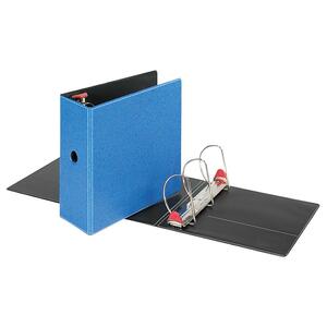 Cardinal Prestige D-Ring Binder - Letter - 8.5" x 11" - 5" Capacity - 1 Each - Medium Blue