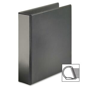 Cardinal EasyOpen Slant-D Locking Ring Binder - Letter - 8.5" x 11" - 480 Sheet x 2" Capacity - 1 Each - Black