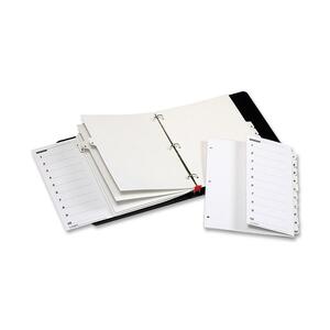 Cardinal OneStep More Numbered Index System - 10 x Tab Printed 1-10 - 8.5" x 11" - 1 Set - Clear Tab