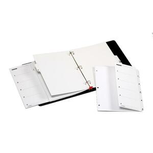 Cardinal OneStep More Numbered Index System - 5 x Tab Printed 1-5 - 8.5" x 11" - 1 Set - Clear Tab