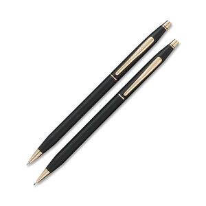 Cross Classic Century Ballpoint Pen/Pencil Set - Black Barrel - 1 Set