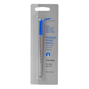 Cross Selectip Porous Point Pen Refill - Fine Point - Blue For Cross Ballpoint Pen 1 Each
