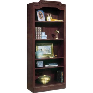DMi Governor Open Bookcase - 30" Width x 14" Depth x 74" Height - Pressboard - Mahogany