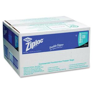 JohnsonDiversey Ziploc Freezer Bag - Food Bag - 1 gal10.5" x 11" - 2.7mil Thickness - 250 / Box - Clear