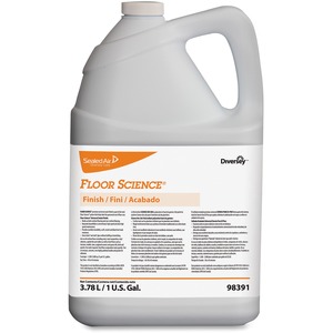 JohnsonDiversey Step-2 Floor Finish - Liquid Solution - 1gal - White