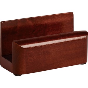 Rolodex Wood Tones Business Card Holder - Wood - Mahogany
