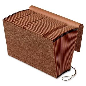 Esselte Pendaflex Premium Reinforced Expanding File - 8.5" x 14" - Legal - 1 Each - Red Fiber