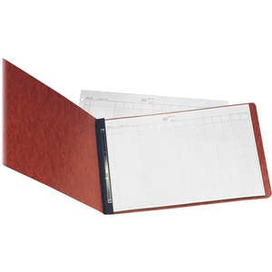 Esselte Oxford Pressboard Report Cover - Ledger - 11" x 17" - 2 Fastener - 3" Capacity - 25 / Box - Red