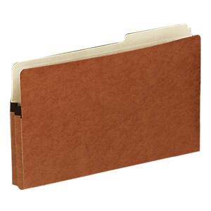 Esselte Pendaflex File Pocket with Tab - 1.75" Expansion - 2/5 Cut Tab - 8.5" x 14" - Legal - 1 Each - Red