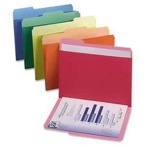 Esselte Pendaflex Pocket Folder - Letter - 8.5" x 11" - 1/3 Tab Cut - 25 / Box - 11pt. - Assorted