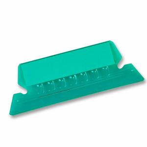 Esselte Plastic Hanging File Folder Tabs - 25 x Tab - 5 Tab(s)/Set - 25 / Pack - Aqua Tab