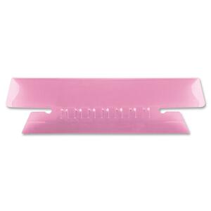 Esselte Plastic Hanging File Folder Tabs - 25 x Tab - 3 Tab(s)/Set - 25 / Pack - Pink Tab