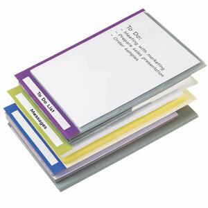 Esselte Pilesmart Quickview File Jackets - Letter - 8.5" x 11" - 30 Sheet Capacity - 6 / Pack - Royal Blue, Purple, Lime