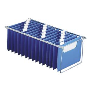 Esselte Recycled Hanging File Jacket - 0.5" Expansion - 8.5" x 11" - Letter - 25 / Box - Blue