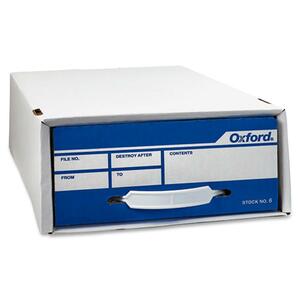 Esselte Standard Storage File - External Dimensions 5" Height x 24" Width x 11" Depth - Plastic - White