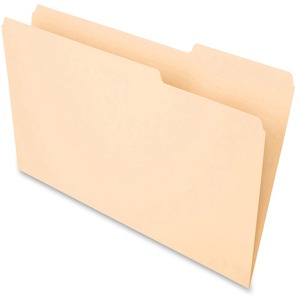 Esselte Pendaflex Essentials File Folder - Legal - 8.5" x 14" - 1/3 Tab Cut - 0.75" Expansion - 100 / Box - 11pt. - Manila