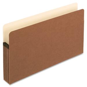 Esselte Earthwise Expanding File Pockets - 8.5" x 14" - Legal - 1 Each - Red