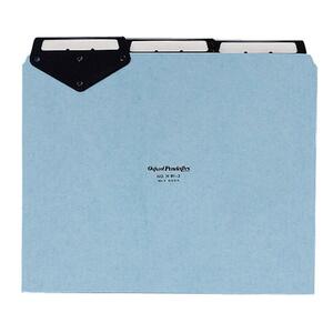 Esselte 1/3 Cut Pressboard File Guide - Blank - 3 Tab(s)/Set - 8.5" x 11" - 50 / Box - Blue Tab