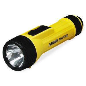 Eveready Eveready Heavy-Duty Industrial Handy Torch - Flashlight - D - Polypropylene Casing - Yellow