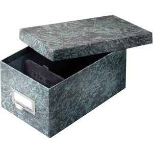 GLOBE-WEIS Agate Card File - 1000 x Card - Internal Dimension 4" Height x 6" Width x 11.62" Depth - Fiberboard - Green