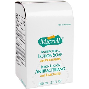 Gojo MICRELL Lotion Soap Dispenser Refill - 800mL - Anti-bacterial - Golden