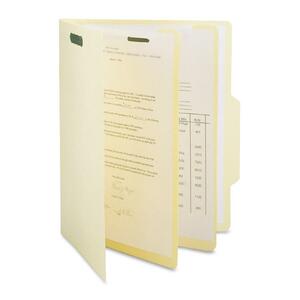 Gussco Top Tab Six-Part Folder - Letter - 8.5" x 11" - 2 Divider - 1" Expansion - 6 Fastener - 1" Capacity - 1 Each - 15pt. - Manila