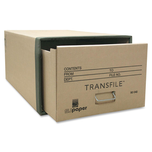 Gussco Stackable Storage Box - Letter - Fiberboard - Kraft