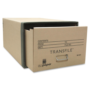 Gussco Stackable Storage Box - Legal - Fiberboard - Kraft