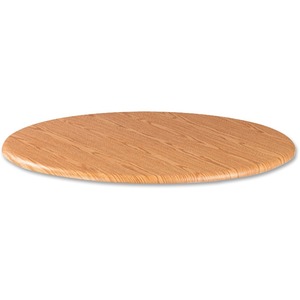 Iceberg OfficeWorks Round Table Top - Round x 1" - 42" - Oak