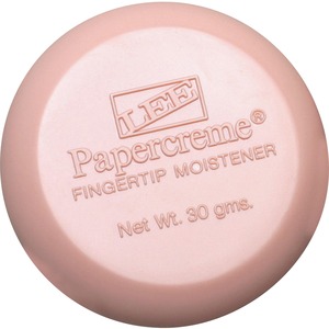 LEE Papercreme Fingertip Moistener - Stainingless, Fragranced, Non-slip - 1.06oz - Pink