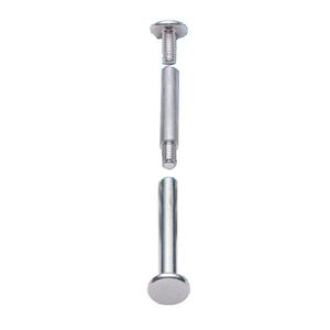 CLI Aluminum Screw Posts - 3" Length - 0.19" Diameter - For Binding - Aluminum - 100 / Box - Silver