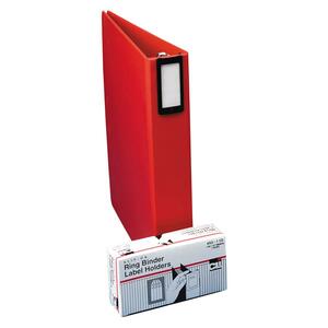 CLI Spring-Lock Label Holder - Metal - Black