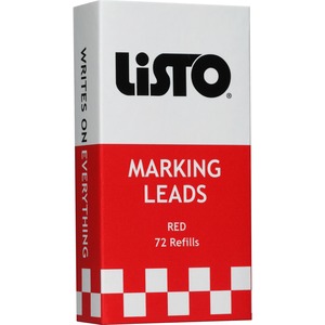 Listo Marking Pencil Refill - RedListo Marking Pencil 12 / Box