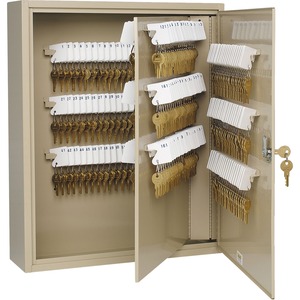 MMF Uni-Tag 240 Key Cabinet - 16.5" x 4.88" x 20" - Steel - Sand