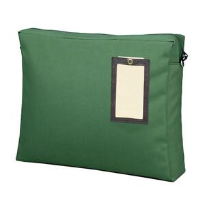MMF Gusseted Reusable Mailer - 18" x 11" - Nylon - 1 Each - Green