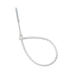MMF Zipper Pull Plastic Security Seal - 250 / Pack - Plastic - Clear