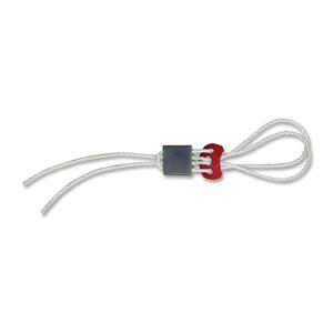 MMF Eniro Serrated Coin Bag Seal - 250 / Box - Steel, Plastic - White, Silver, Red