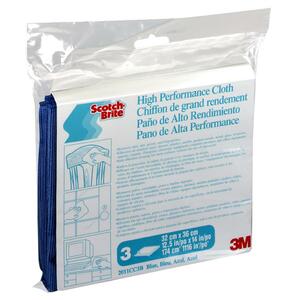 3M Scotch-Brite High Performance Cleaning Cloth - Cleaning Cloth - Polyester/Nylon - Blue