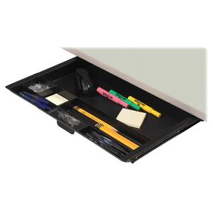 Maxon Pencil Drawer for Maxon Modular Worktable & Returns - 24" Width x 13" Depth x 4" Height - Plastic - Black