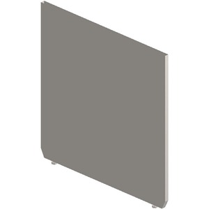 Maxon CEP30L Left Leg End Support - 30" Depth x 28" Height - Gray