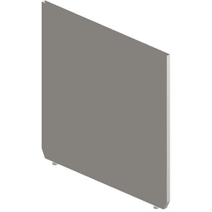 Maxon CEP30R Right Leg Support End - 30" Depth x 28" Height - Gray