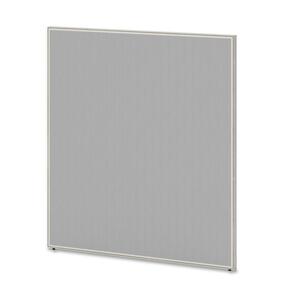 Maxon Parallel Office Panel System - 66" Width x 2" Depth x 60" Height - Gray - Polyester