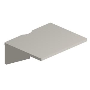 Maxon Parallel Rectangular Worksurface - Rectangle - 24" x 30" x 2" - Steel, Aluminum - Gray