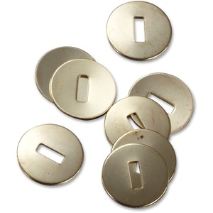 OIC Brass Washer - Large - 4" Width - Brass - 100 / Box - Brass