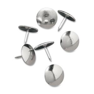 OIC Thumb Tacks - 0.43" Length - Steel - 100 / Box - Assorted