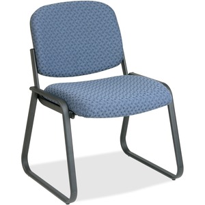 Office Star WorkSmart V4420 Deluxe Sled Base Armless Chair - Black Frame23" x 2.5" x 32.5"
