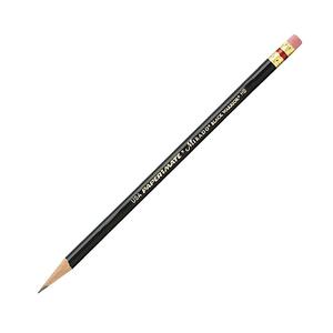 Paper Mate Mirado Classic Black Pencils with Eraser - # 2.5 Pencil Grade - Black Barrel - 12 / Dozen